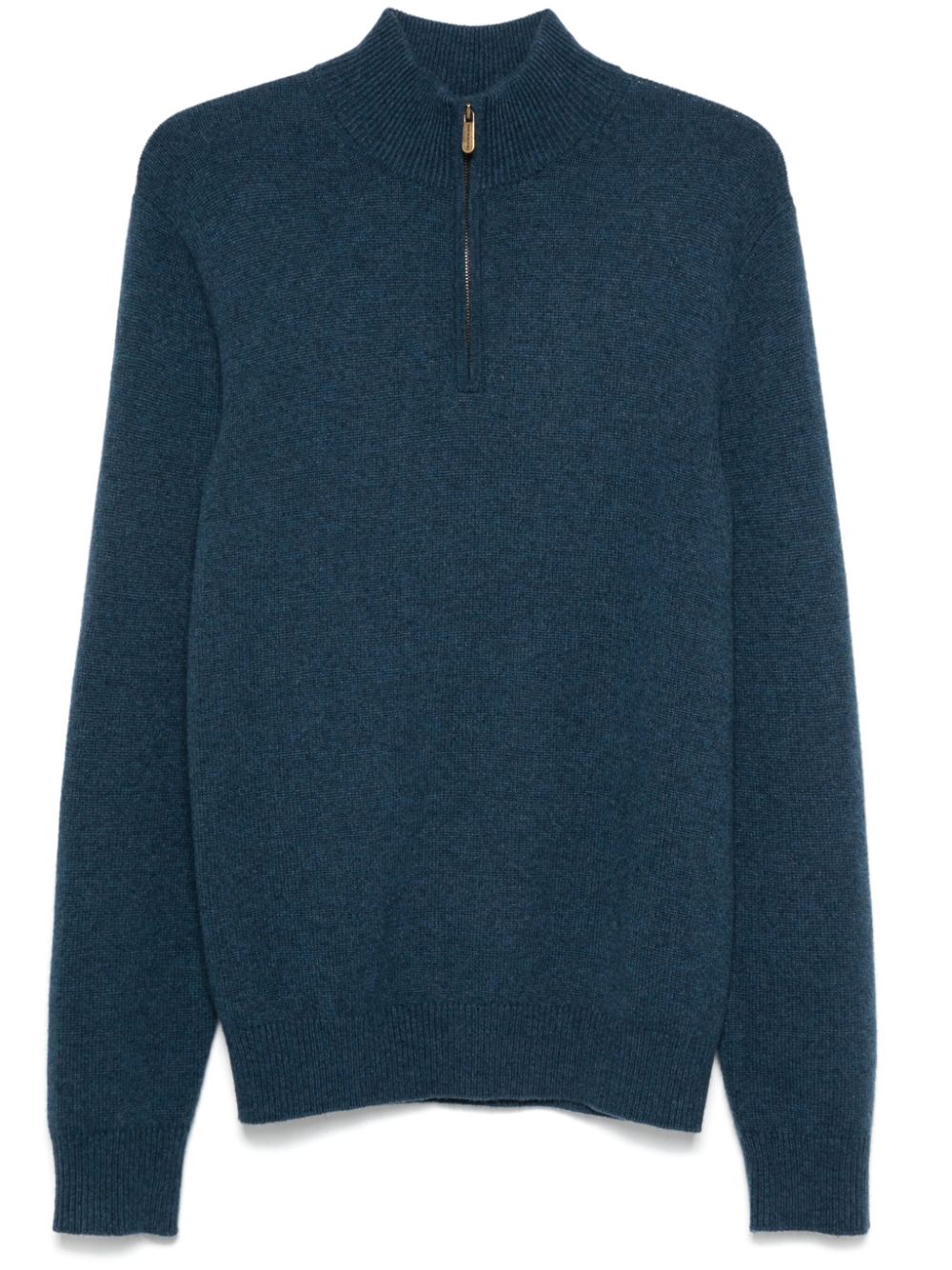 Eric Bompard short-zip pullover - Blue von Eric Bompard