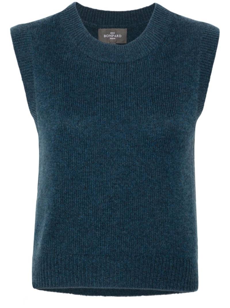 Eric Bompard sleeveless crew-neck sweater - Blue von Eric Bompard