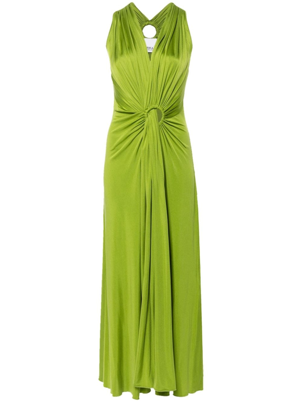 Erika Cavallini Naomi silk maxi dress - Green von Erika Cavallini