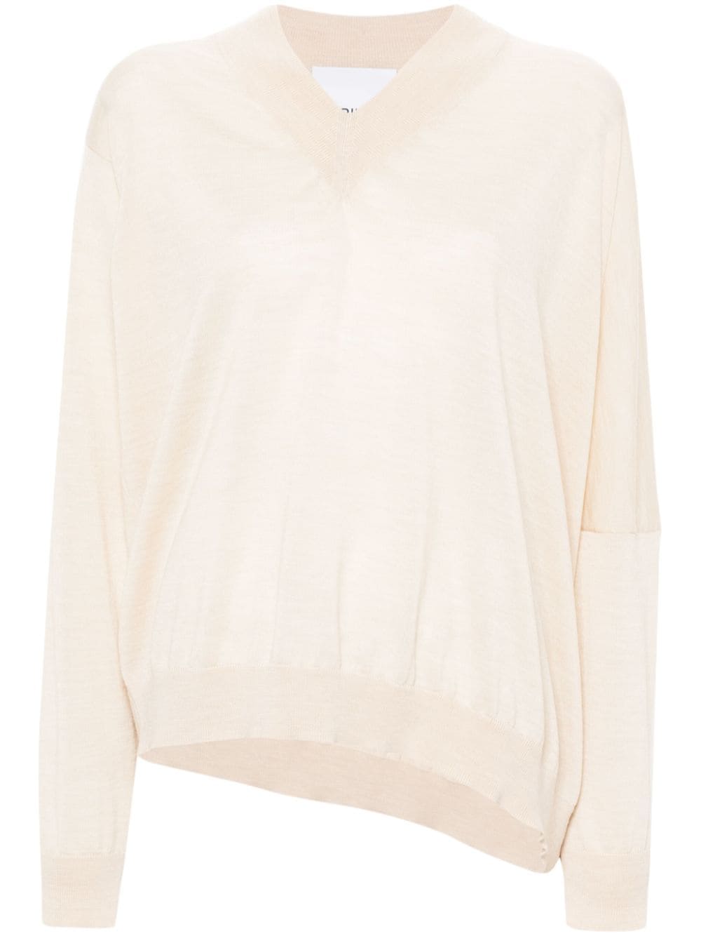 Erika Cavallini asymmetric-design jumper - Neutrals von Erika Cavallini