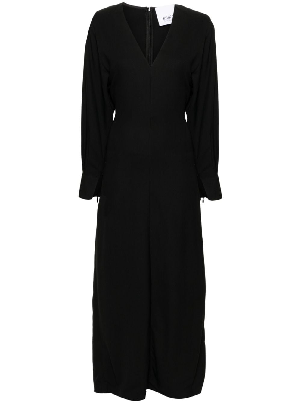 Erika Cavallini cady maxi dress - Black von Erika Cavallini