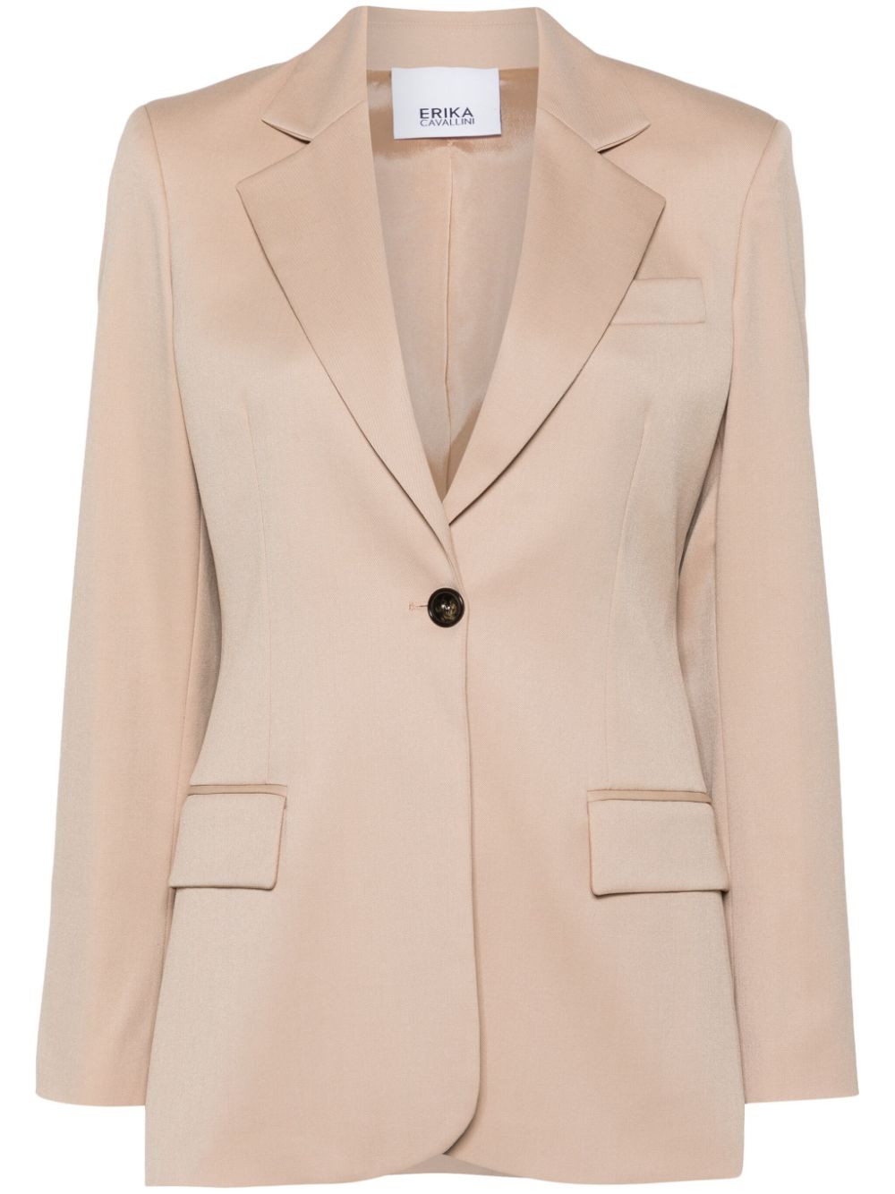 Erika Cavallini gabardine weave blazer - Neutrals von Erika Cavallini