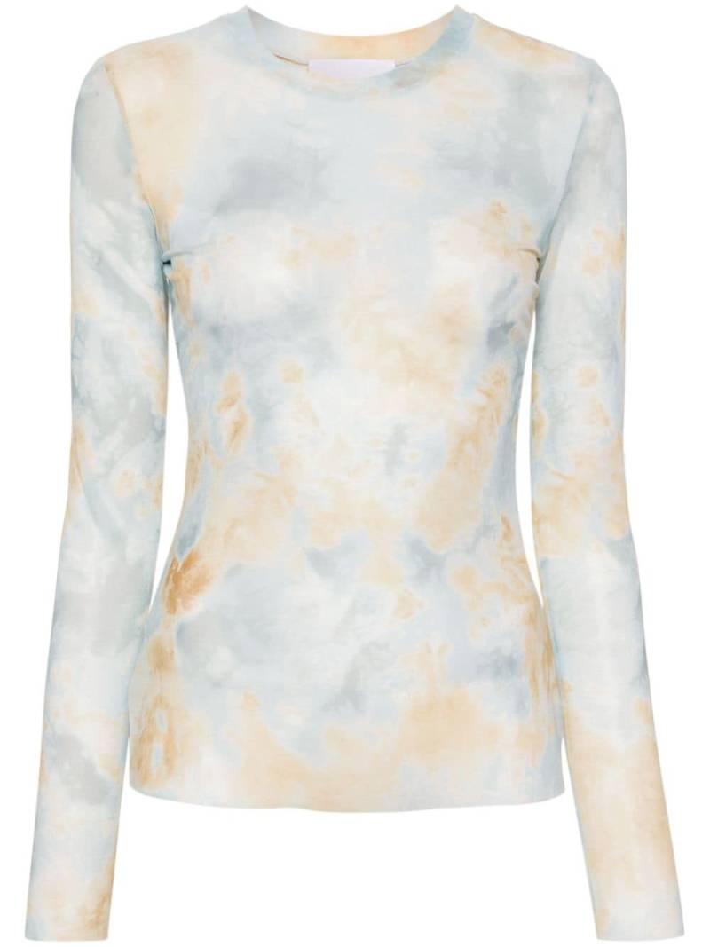 Erika Cavallini graphic-print top - Blue von Erika Cavallini