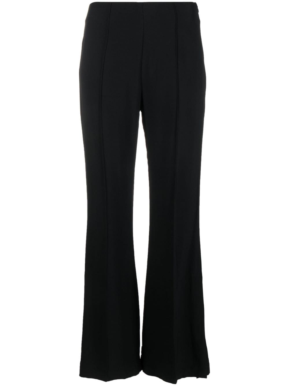 Erika Cavallini high-waisted flared trousers - Black von Erika Cavallini