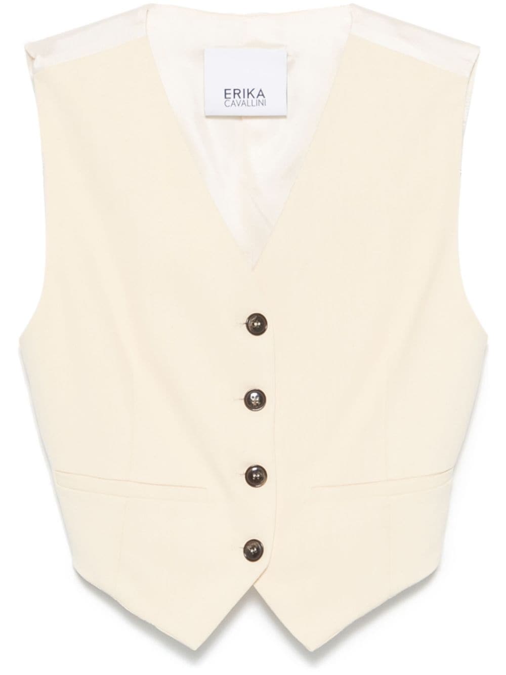 Erika Cavallini panelled waistcoat - Neutrals von Erika Cavallini