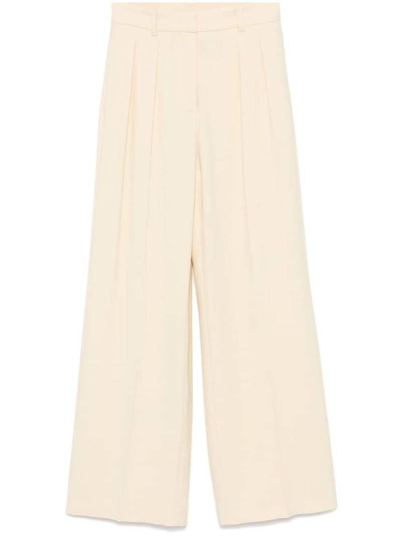 Erika Cavallini pleated palazzo pants - Neutrals von Erika Cavallini