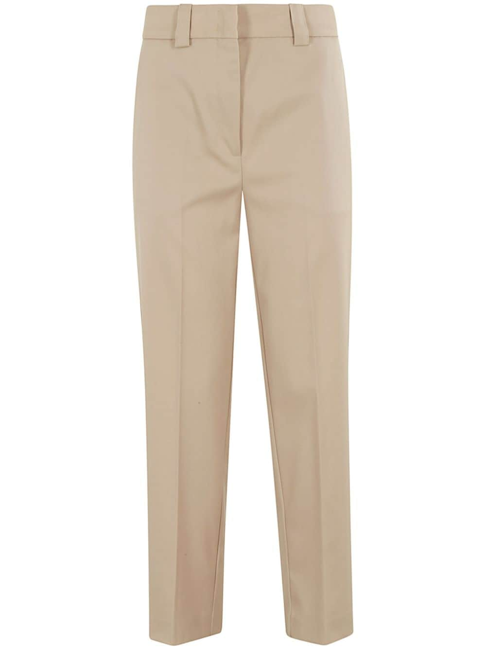 Erika Cavallini pressed-crease trousers - Neutrals von Erika Cavallini