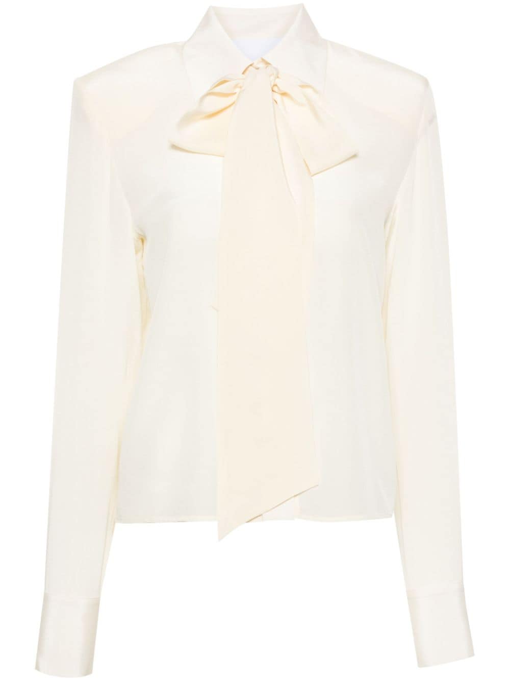 Erika Cavallini silk shirt - Neutrals von Erika Cavallini