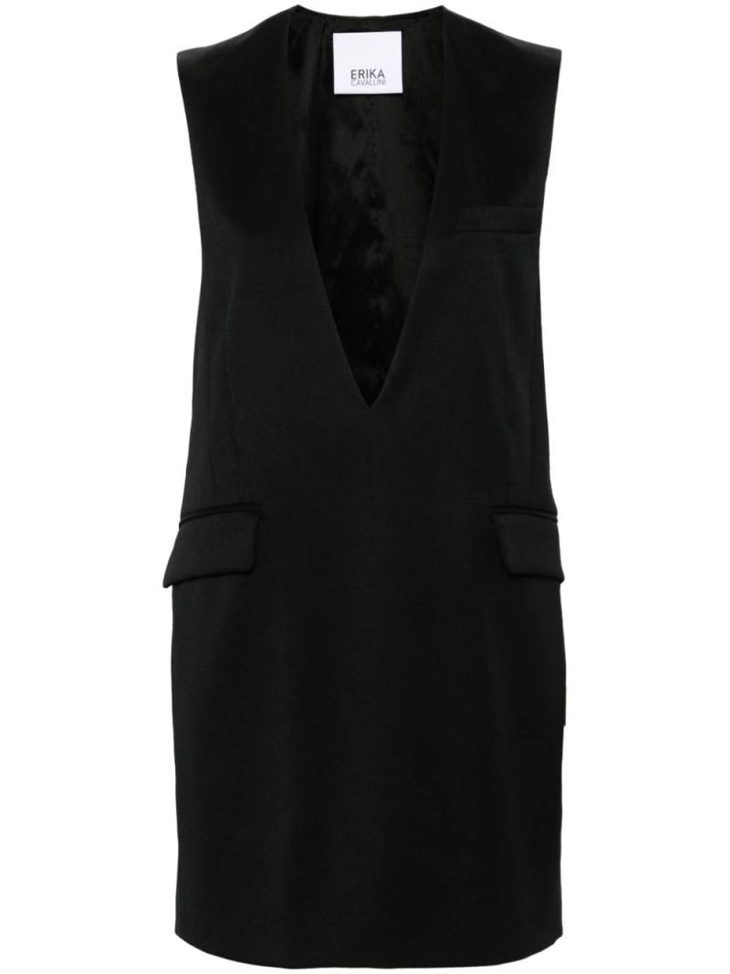 Erika Cavallini sleeveless mini dress - Black von Erika Cavallini