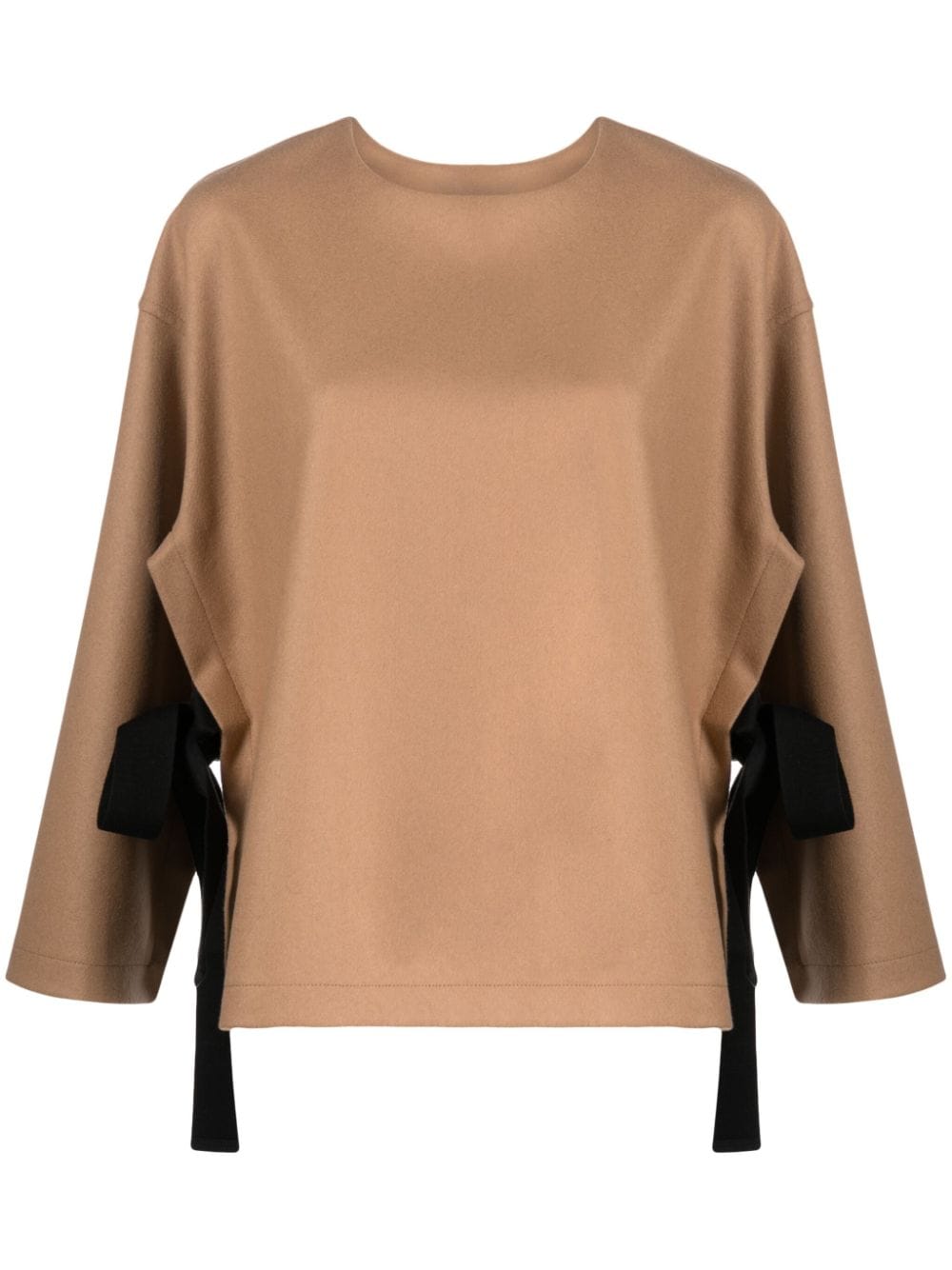 Erika Cavallini terry-cloth cape blouse - Brown von Erika Cavallini