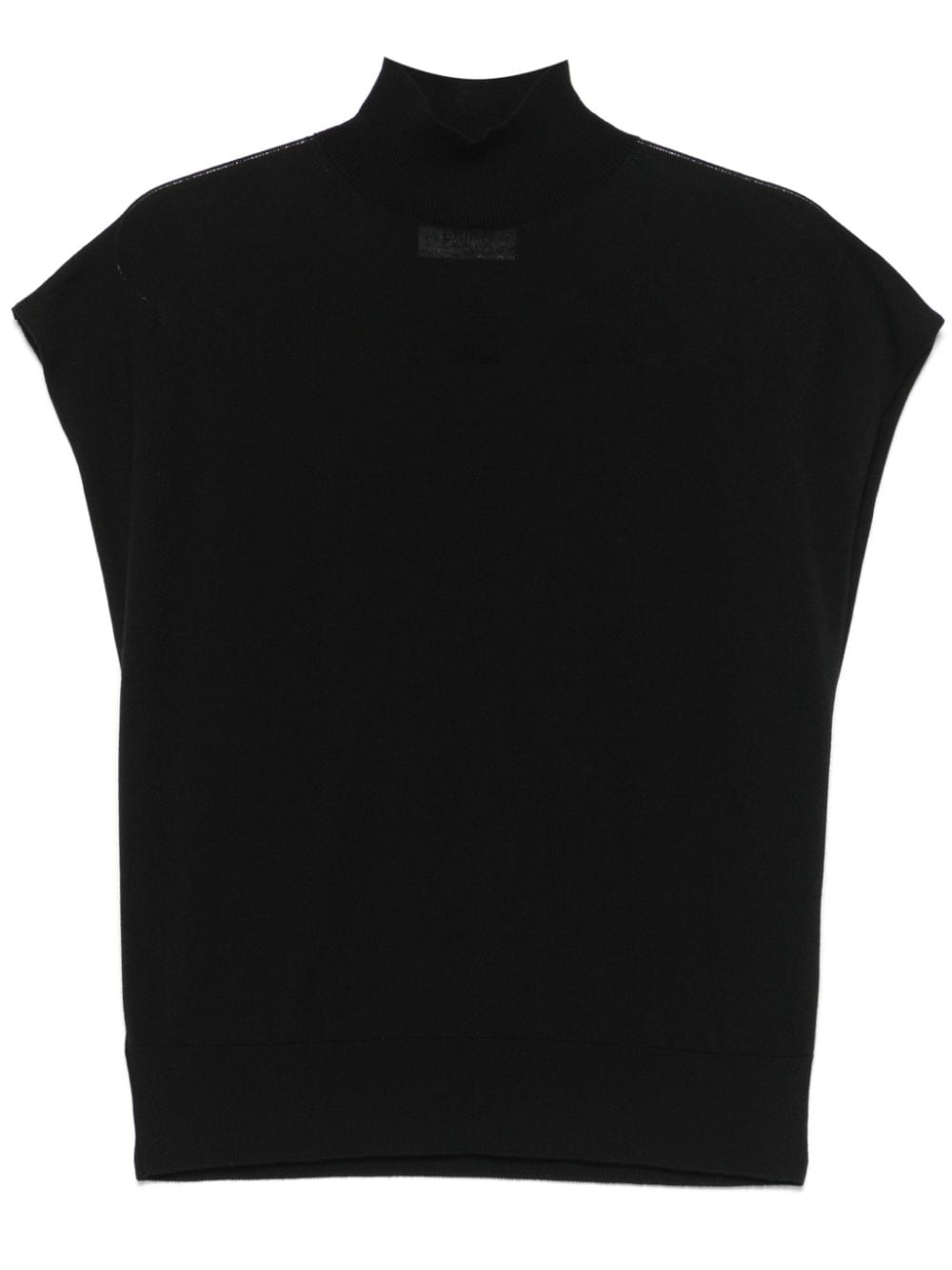 Erika Cavallini virgin wool top - Black von Erika Cavallini