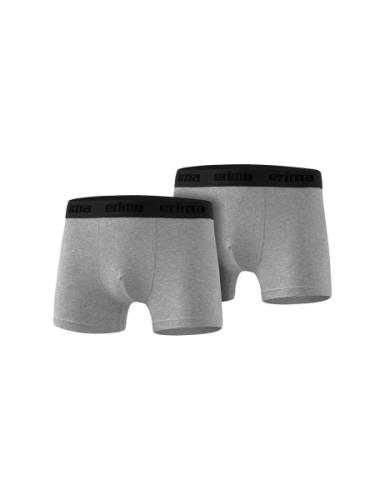 Erima 2-Pack Boxershorts - grau melange (Grösse: M) von Erima