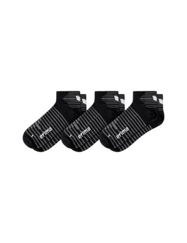 Erima 3-Pack Kurzsocken - schwarz (Grösse: 31-34) von Erima