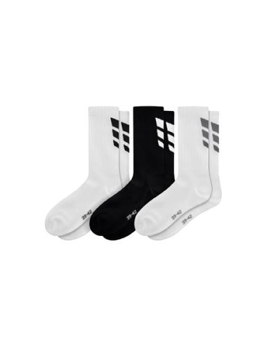 Erima 3 Wings Socks 3pack - weiß/schwarz (Grösse: 31-34) von Erima