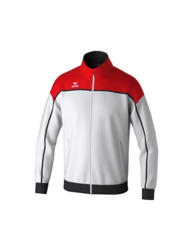 Erima CHANGE by erima Trainingsjacke für Kinder- weiß/rot/schwarz (Grösse: 164) von Erima