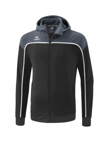 Erima CHANGE by erima Trainingsjacke mit Kapuze - black grey/slate grey/weiß (Grösse: M) von Erima