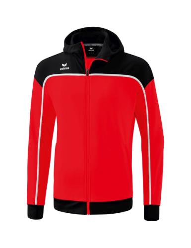 Erima CHANGE by erima Trainingsjacke mit Kapuze - rot/schwarz/weiß (Grösse: S) von Erima