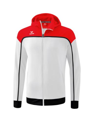 Erima CHANGE by erima Trainingsjacke mit Kapuze - weiß/rot/schwarz (Grösse: L) von Erima