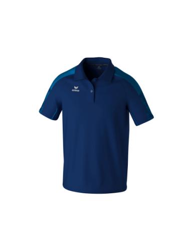 Erima EVO STAR Poloshirt - new navy/mykonos blue (Grösse: XXL) von Erima