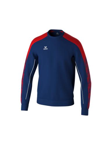 Erima EVO STAR Sweatshirt - new navy/rot (Grösse: L) von Erima