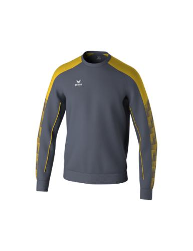 Erima EVO STAR Sweatshirt - slate grey/gelb (Grösse: L) von Erima