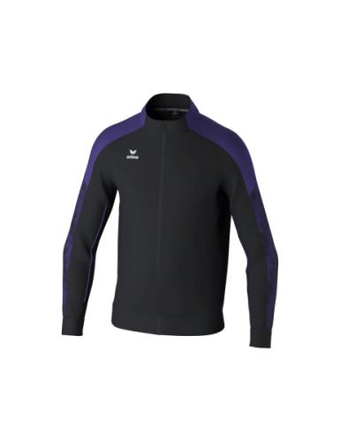 Erima EVO STAR Trainingsjacke für Kinder- schwarz/ultra violet (Grösse: 116) von Erima