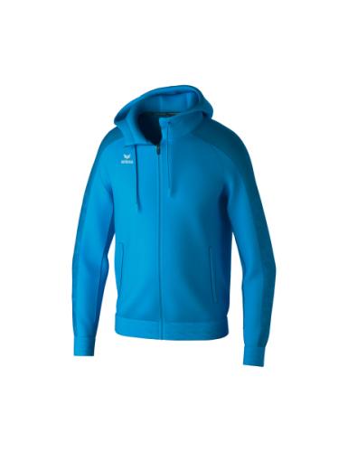 Erima EVO STAR Trainingsjacke mit Kapuze - curacao/mykonos (Grösse: M) von Erima