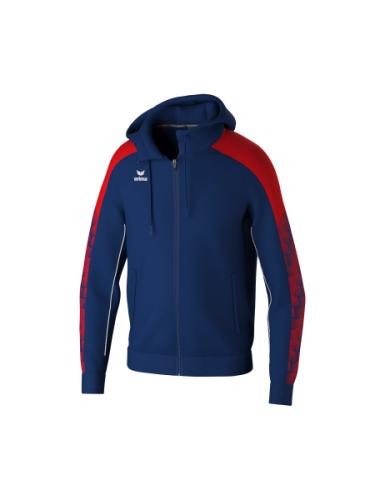 Erima EVO STAR Trainingsjacke mit Kapuze - new navy/rot (Grösse: XXXL) von Erima