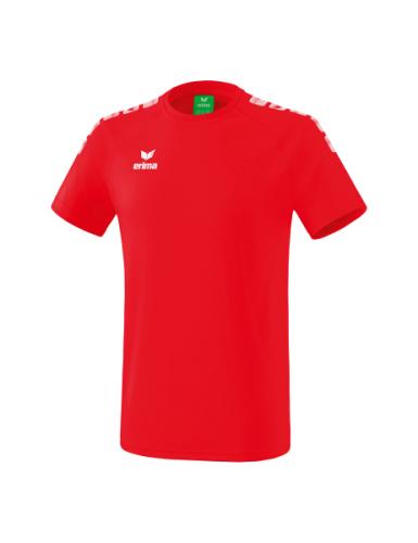 Erima Essential 5-C T-Shirt für Kinder - rot/weiß (Grösse: 110) von Erima