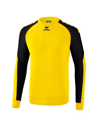 Erima Essential 5-C Training Sweatshirt - gelb/schwarz (Größe: L) von Erima