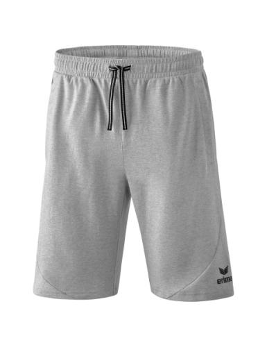 Erima Essential Sweatshorts - hellgrau melange/schwarz (Grösse: L) von Erima