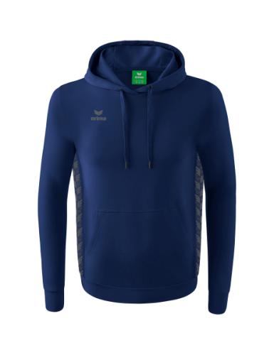 Erima Essential Team Kapuzensweat - new navy/slate grey (Grösse: XXXL) von Erima