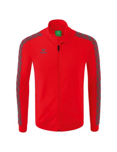 Erima Essential Team Tracktop Jacke - rot/slate grey (Grösse: L) von Erima