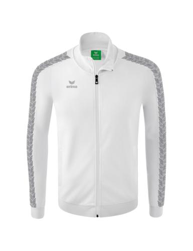 Erima Essential Team Tracktop Jacke - weiß/monument grey (Grösse: L) von Erima