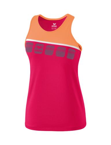 Erima Frauen 5-C Tanktop - love rose/peach/weiß (Grösse: 34) von Erima