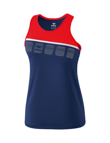 Erima Frauen 5-C Tanktop - new navy/rot/weiß (Grösse: 34) von Erima