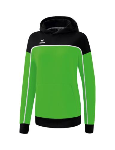 Erima Frauen CHANGE by erima Kapuzensweat - green/schwarz/weiß (Grösse: 40) von Erima