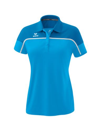 Erima Frauen CHANGE by erima Poloshirt - curacao/mykonos/weiß (Grösse: 34) von Erima