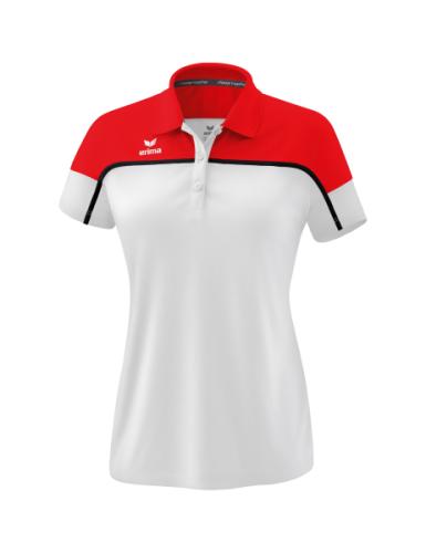 Erima Frauen CHANGE by erima Poloshirt - weiß/rot/schwarz (Grösse: 34) von Erima