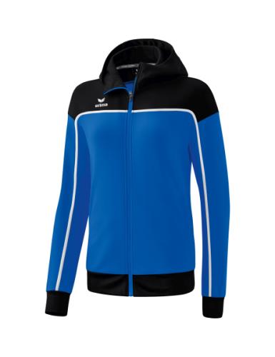 Erima Frauen CHANGE by erima Trainingsjacke mit Kapuze - new royal/schwarz/weiß (Grösse: 34) von Erima