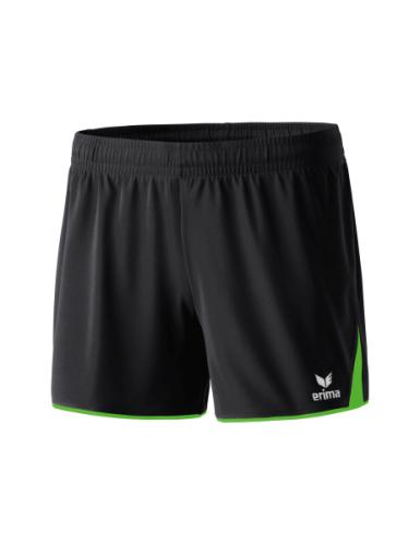 Erima Frauen CLASSIC 5-C Shorts - schwarz/green (Grösse: 38) von Erima