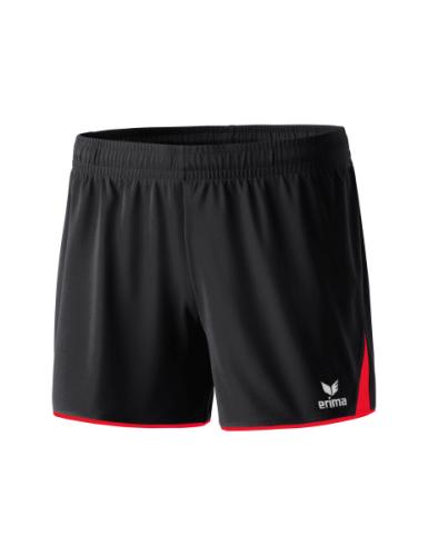 Erima Frauen CLASSIC 5-C Shorts - schwarz/rot (Grösse: 34) von Erima