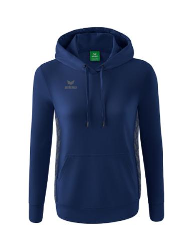 Erima Frauen Essential Team Kapuzensweat - new navy/slate grey (Grösse: 34) von Erima