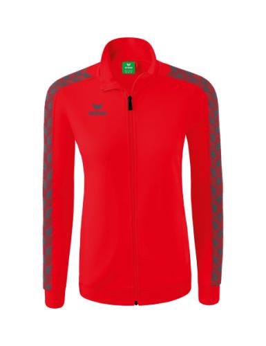 Erima Frauen Essential Team Tracktop Jacke - rot/slate grey (Grösse: 34) von Erima