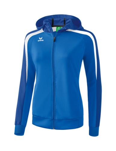 Erima Frauen Liga 2.0 Trainingsjacke mit Kapuze - new royal/true blue/weiß (Grösse: 40) von Erima