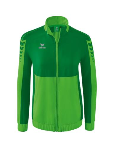 Erima Frauen Six Wings Präsentationsjacke - green/smaragd (Grösse: 34) von Erima