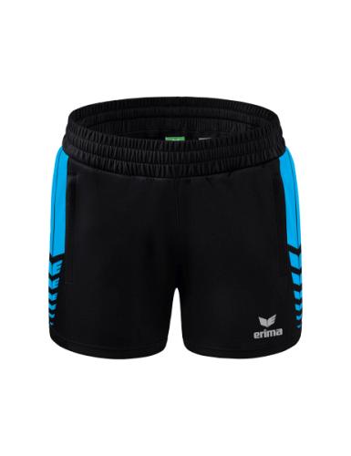 Erima Frauen Six Wings Worker Shorts - schwarz/curacao (Grösse: 40) von Erima