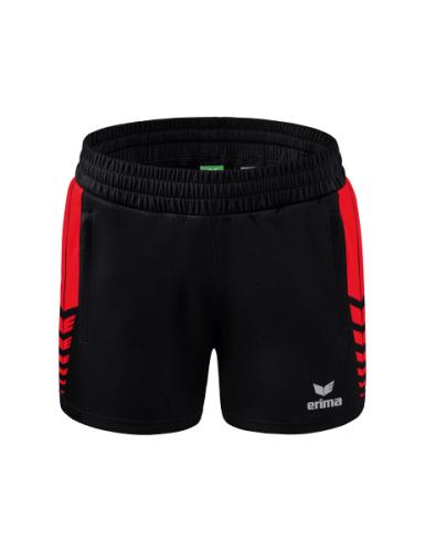 Erima Frauen Six Wings Worker Shorts - schwarz/rot (Grösse: 34) von Erima