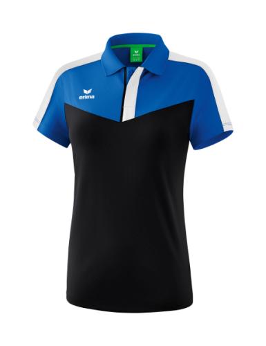 Erima Frauen Squad Poloshirt - new royal/schwarz/weiß (Grösse: 38) von Erima