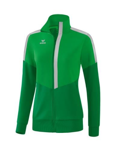 Erima Frauen Squad Worker Jacke - fern green/smaragd/silver grey (Grösse: 36) von Erima